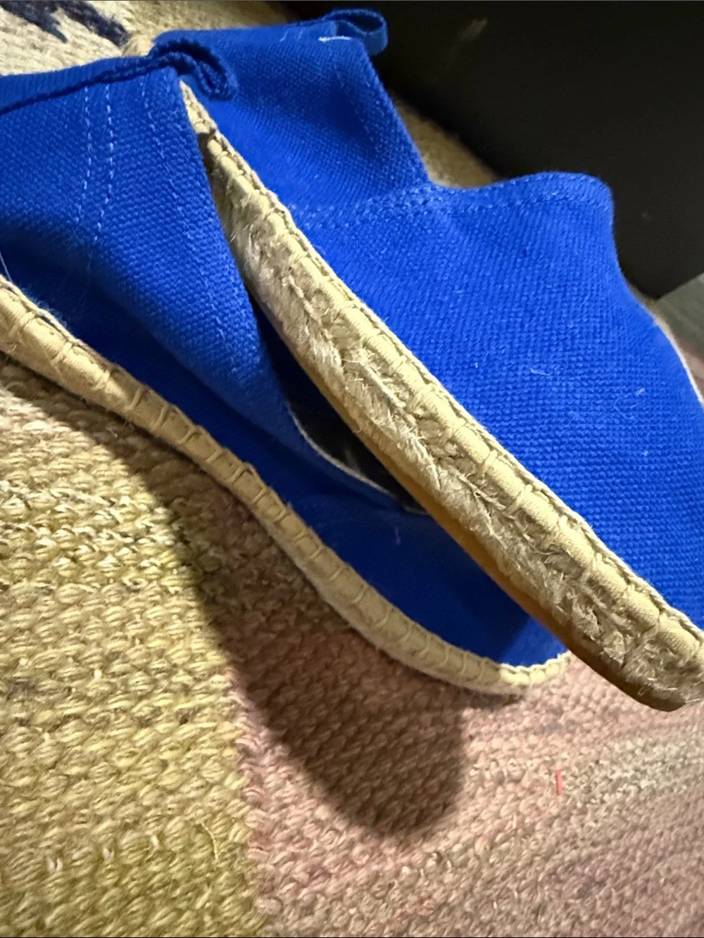 Soludos Kids Blue Canvas Espadrilles